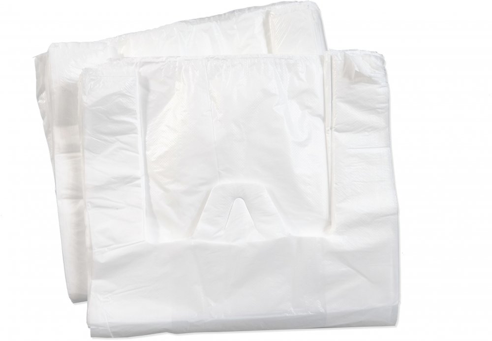 Reklamówki HDPE Bagstar, 30x55cm, 200 sztuk, biały