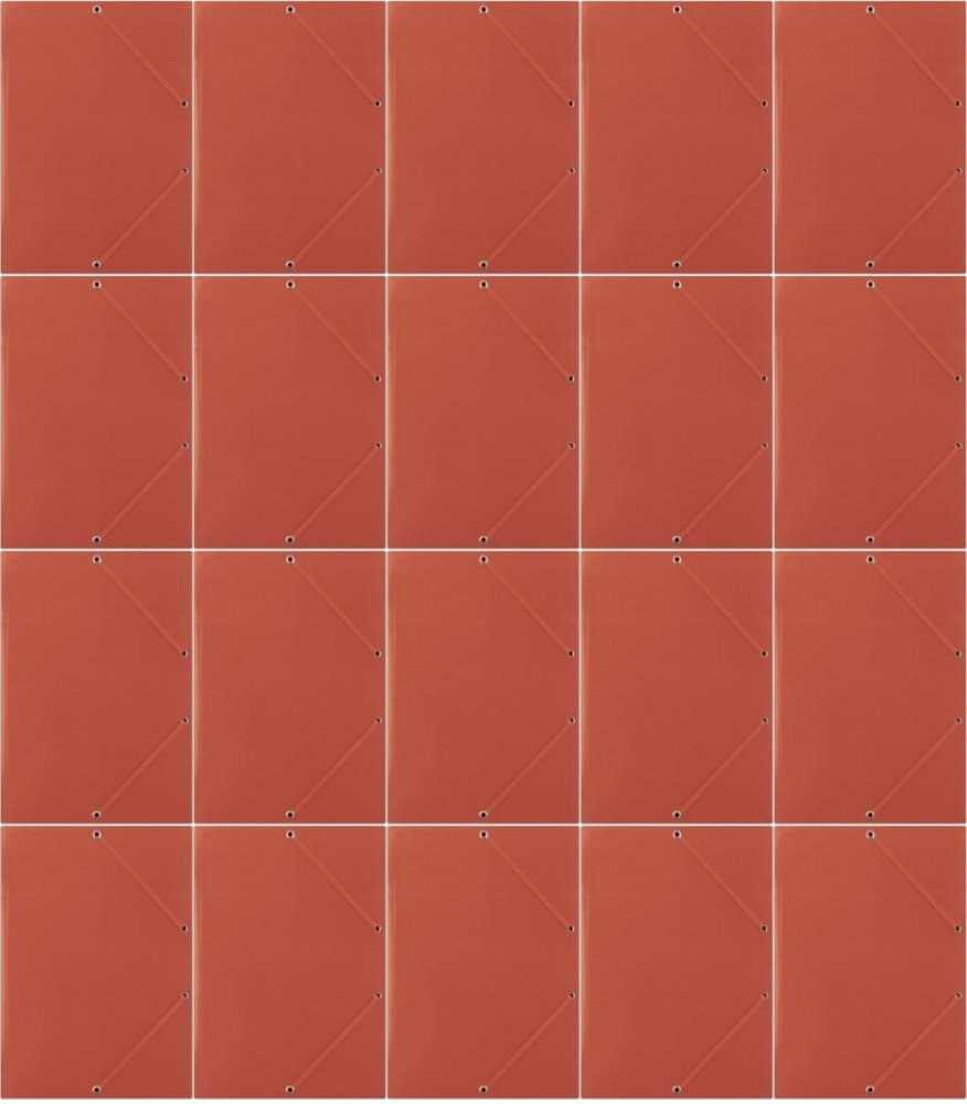 20x Teczka kartonowa z narożną gumką Donau, A4, 3-skrzydłowa, 400g/m2, czerwony