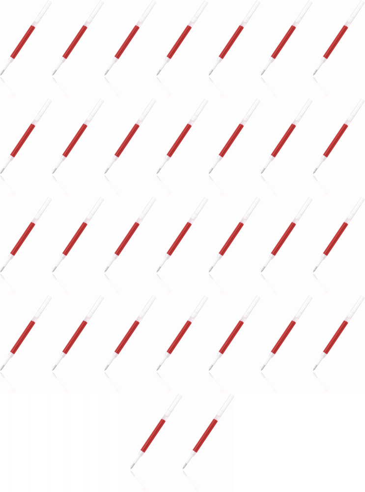 48x Wkład wymienny Pentel EnerGel LR7, 0.7mm czerwony