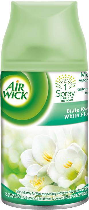 Wkład do odświeżacza automatycznego Air Wick Freshmatic, białe kwiaty, 250ml