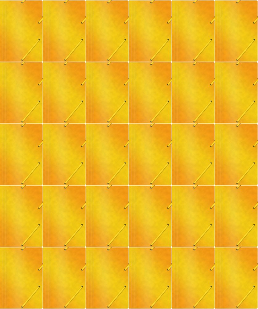 50x Teczka z gumką Office Products, A4, 390g/m2, preszpanowa, żółty