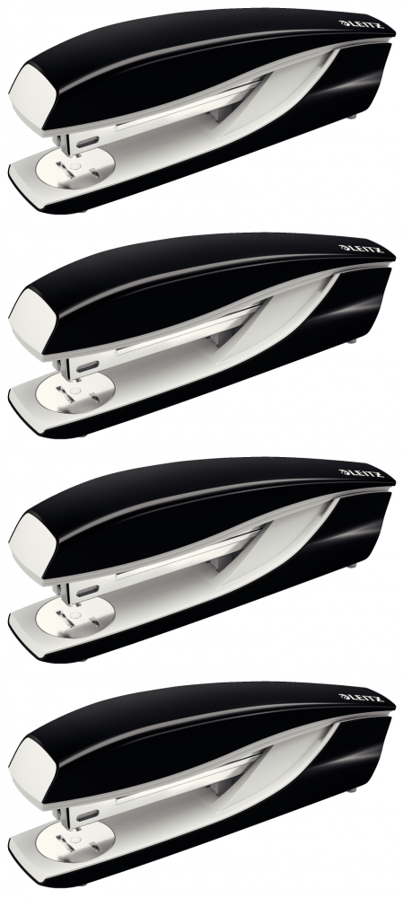 4x Zszywacz Leitz Nexxt, do 40 kartek, czarny