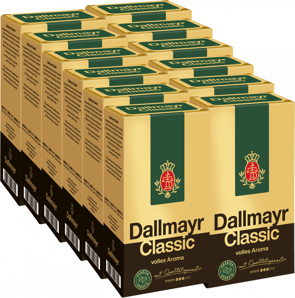 12x Kawa mielona Dallmayr Classic, 500g