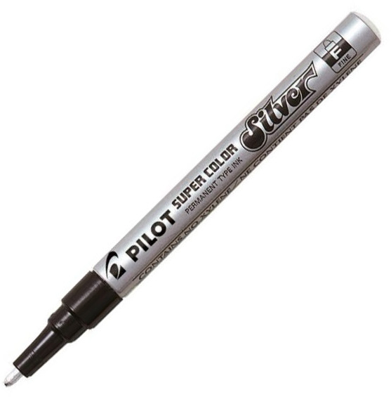 Marker olejny Pilot F, 3.0mm, srebrny