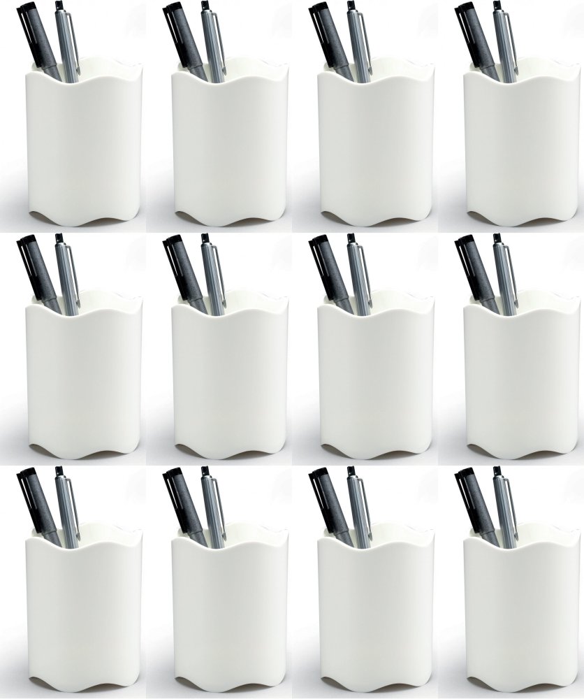12x Kubek na długopisy Durable Trend, 80x102mm, biały