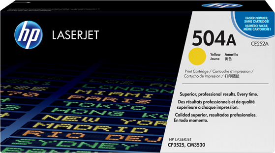 Toner HP CE252Y (504A), 7900 stron, yellow (żółty)