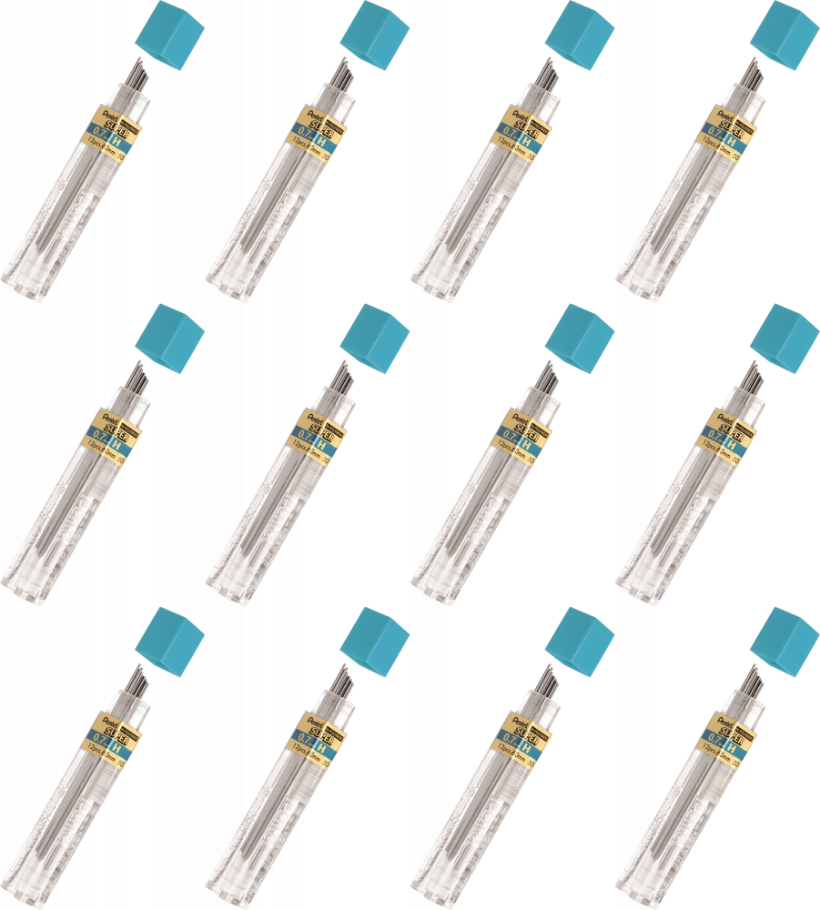 12x Grafity ołówkowe Pentel, 0.7 mm, H