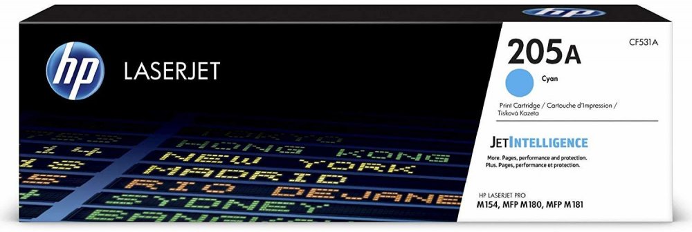 Toner HP 205A (CF531A), 900 stron, cyan (błękitny)