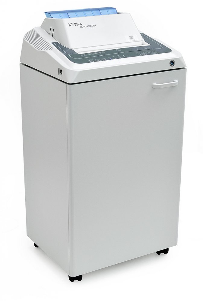 Niszczarka automatyczna Kobra 310 CC2 TS-AF ES, ścinek 1.9x15mm, 19 kartek, P-5/O-1/T-5/E-4/F-2 DIN, biały