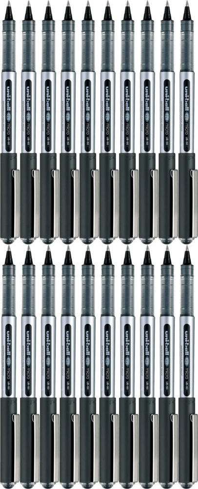 20x Pióro kulkowe Uni, UB-150, 0.5mm, czarny