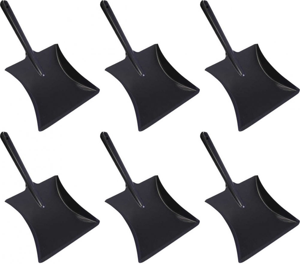 6x Szufelka metalowa York, antracyt