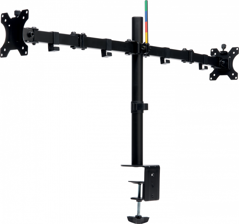 Uchwyt na 2 monitory Kensington SmartFit Ergo, wysuwane, czarny