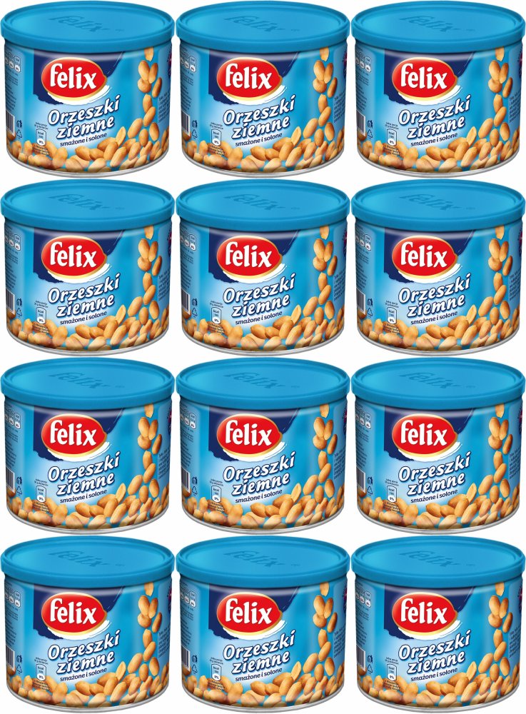 12x Orzeszki ziemne solone Felix, 140g