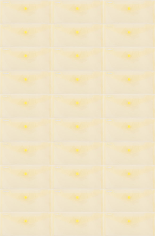 50x Teczka kopertowa Donau, DL, na zatrzask, żółty