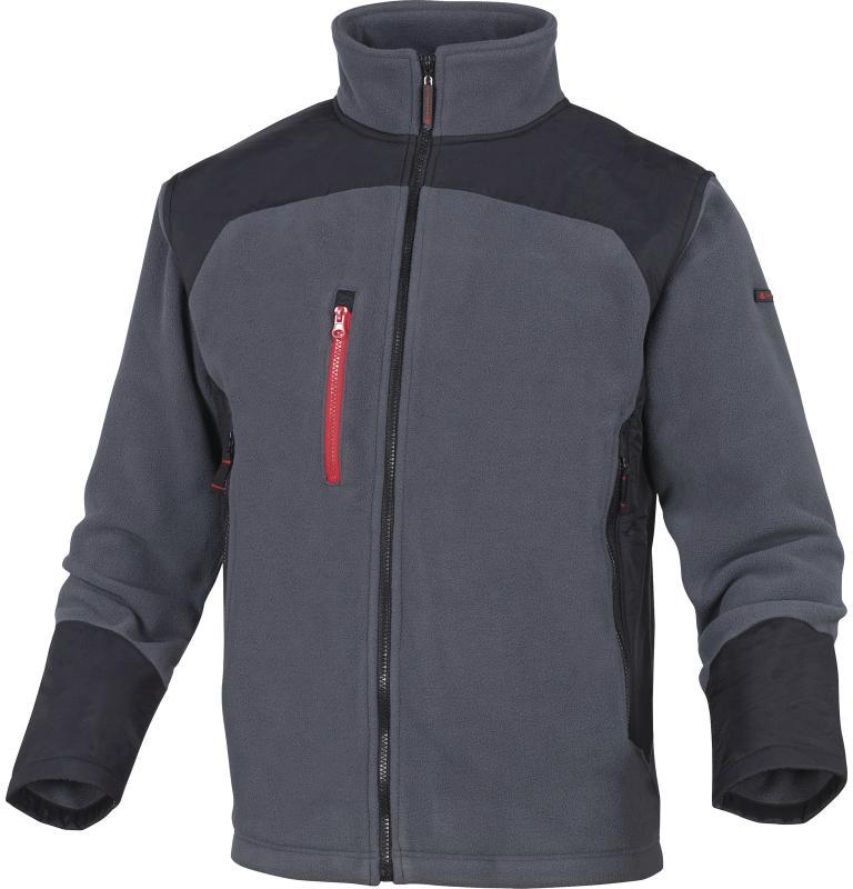 Bluza polarowa Brighton Delta Plus, rozmiar L, szaro-czarny