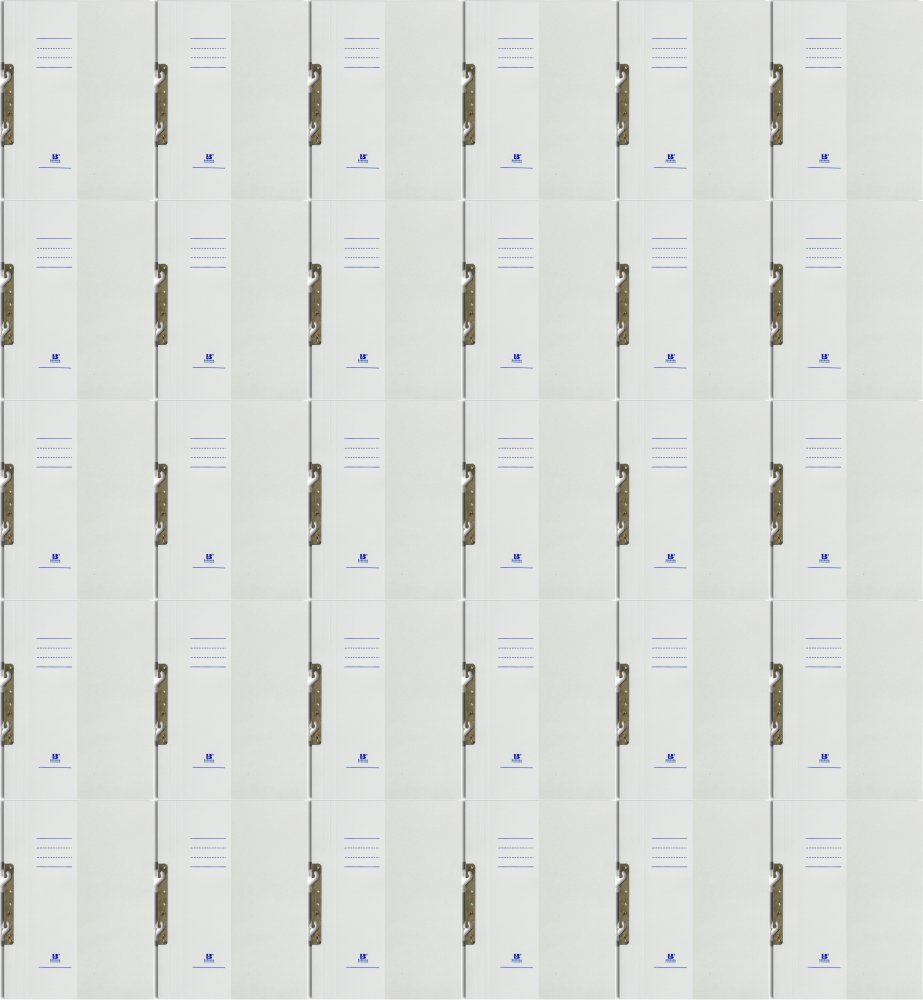 50x Skoroszyt kartonowy zawieszany Barbara, 1/2 A4, do 150 kartek, 280g/m2, biały