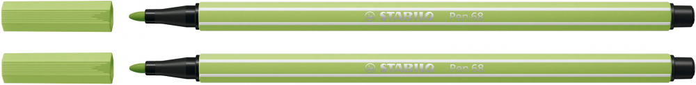 2x pisak Stabilo Pen 68/34, okrągła, 1mm, pistacjowy