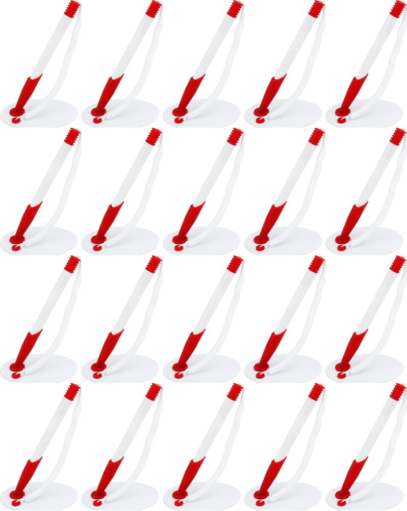 20x Długopis mocowany na sprężynce MemoBe, stojący, czerwony