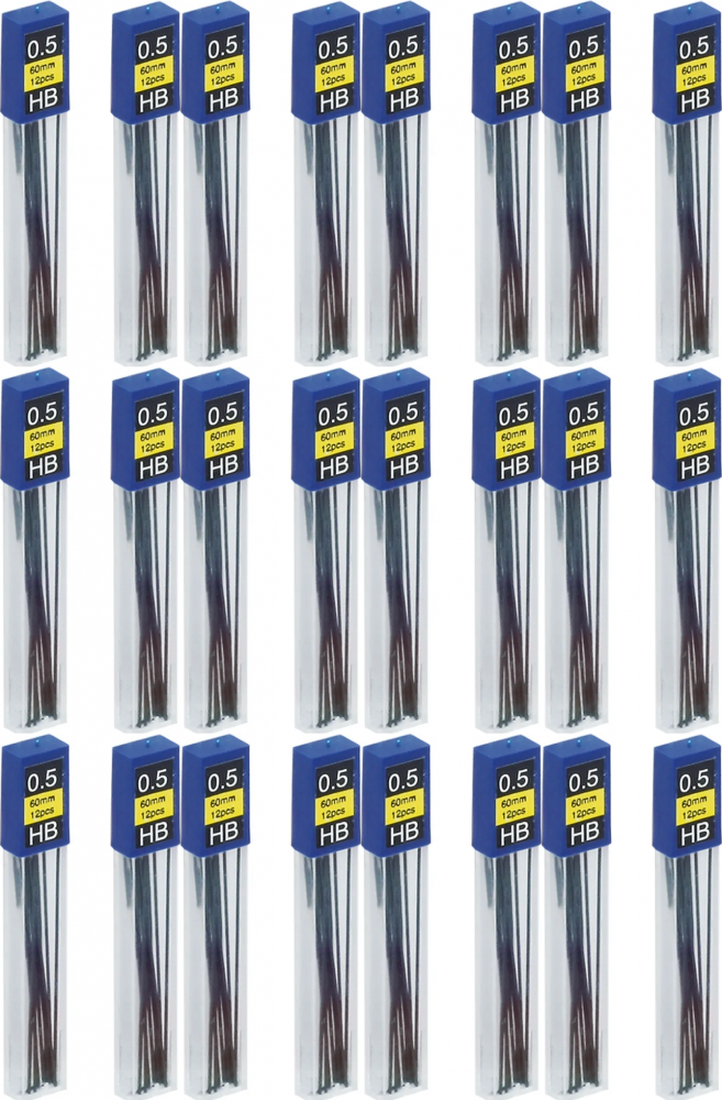 12x Grafity ołówkowe Grand, 0.5 mm, HB, 2 x 12 sztuk