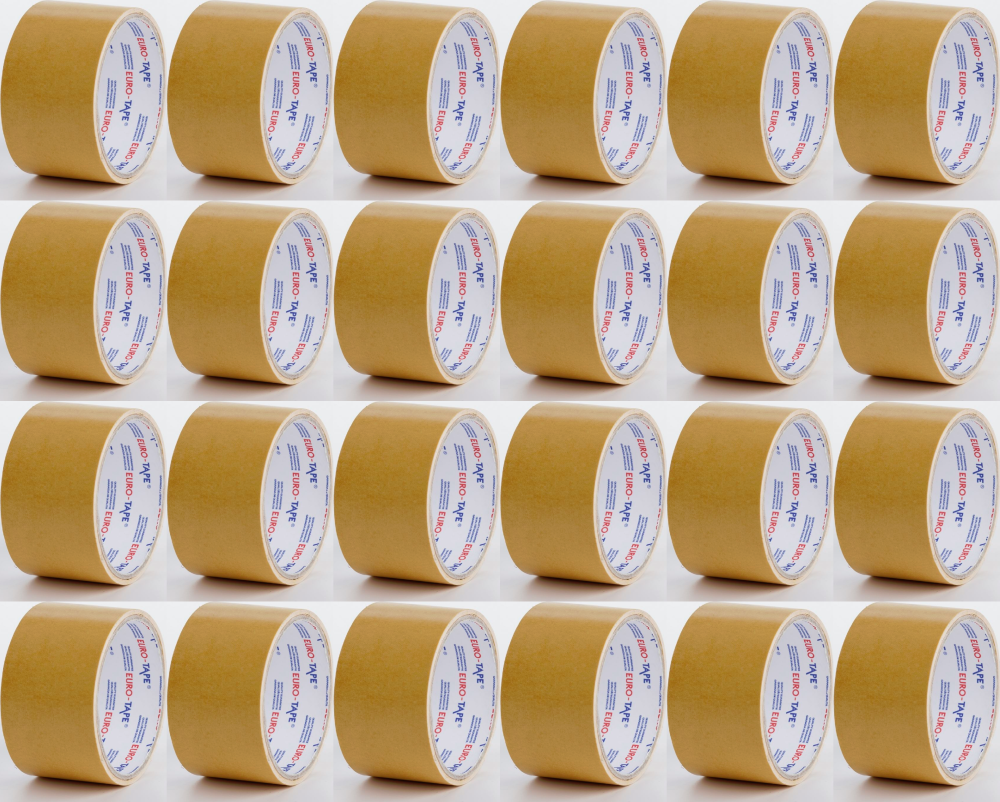 24x Taśma dwustronna Dalpo, Euro-Tape, 38mm x 5m, biały