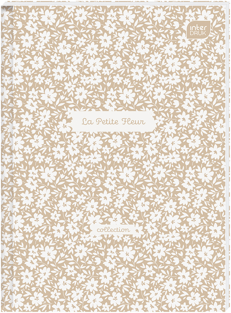 Brulion w linie Interdruk, A5, twarda oprawa, 96 kartek, mix wzorów
