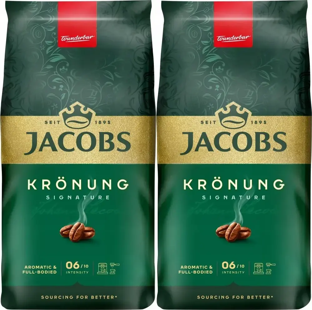 2x Kawa ziarnista Jacobs Kronung, 1kg