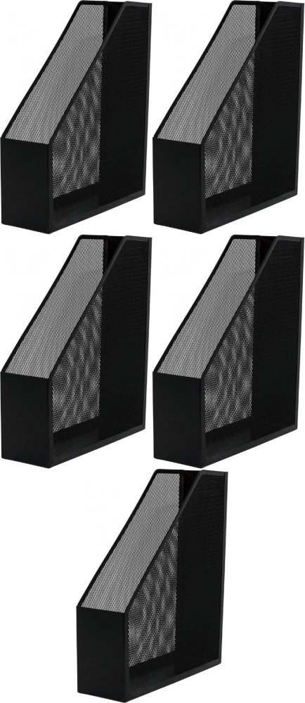 5x Organizer druciany na dokumenty Q-connect, A4, 90mm, do 900 kartek, czarny