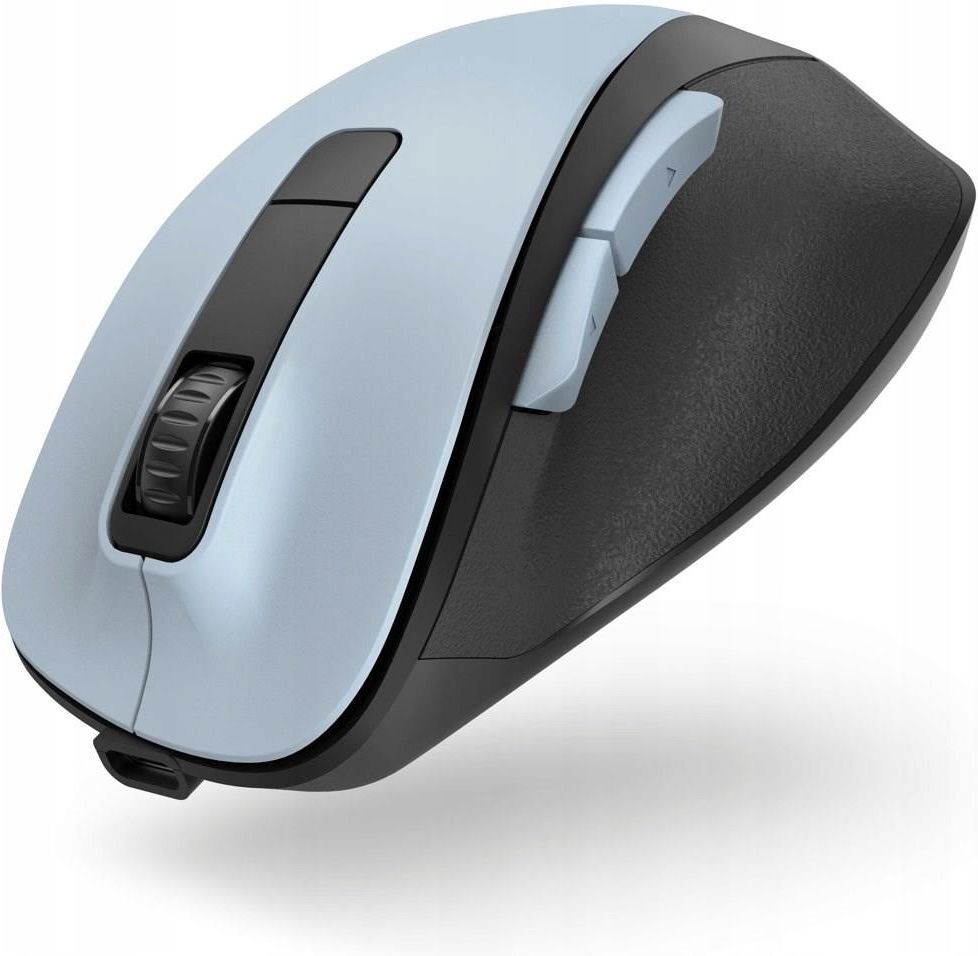 Myszka bezprzewodowa Hama MW-500 V2, na akumulator, optyczna, błękitny