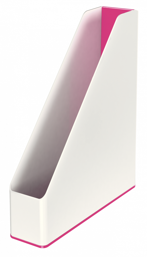 Organizer na dokumenty Leitz WOW, dwukolorowy, A4, 73mm, biało-różowy