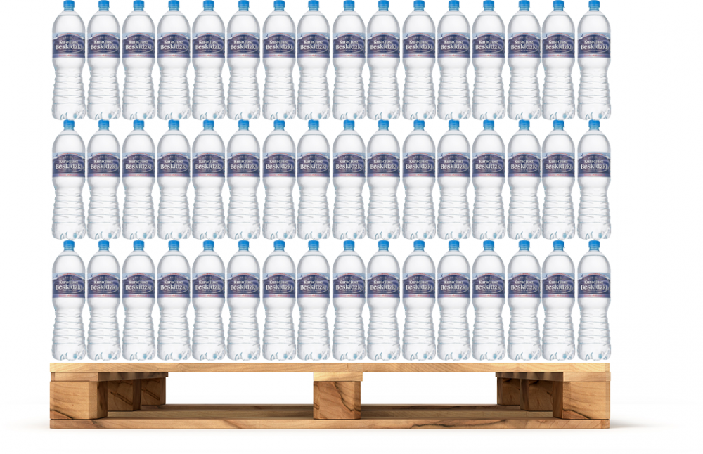 180x Woda niegazowana Kuracjusz Beskidzki, 1.5l, butelka PET