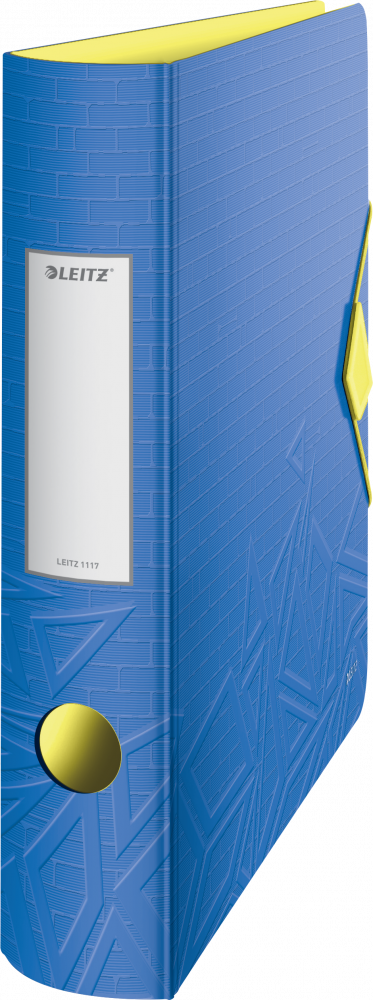 Segregator A4 Leitz 180° Active Urban Chic, 65mm, do 350 kartek, niebieski