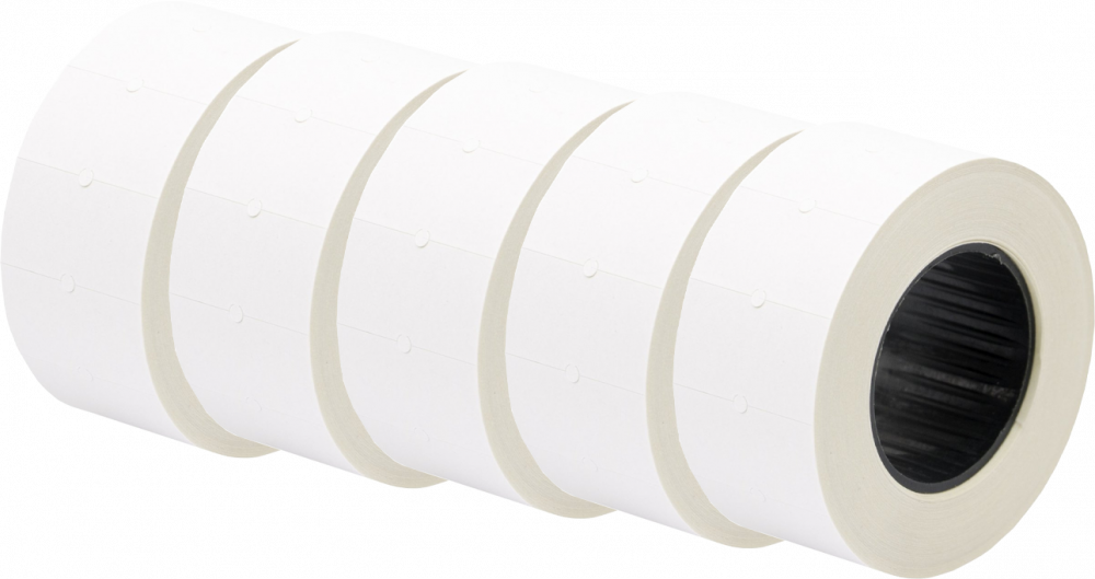 5x Taśma do metkownicy Studio Cen, MHK, 800 etykiet, 21.5x12mm, biały