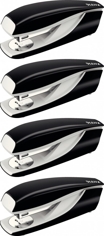 4x Zszywacz Leitz NeXXt, do 30 kartek, czarny