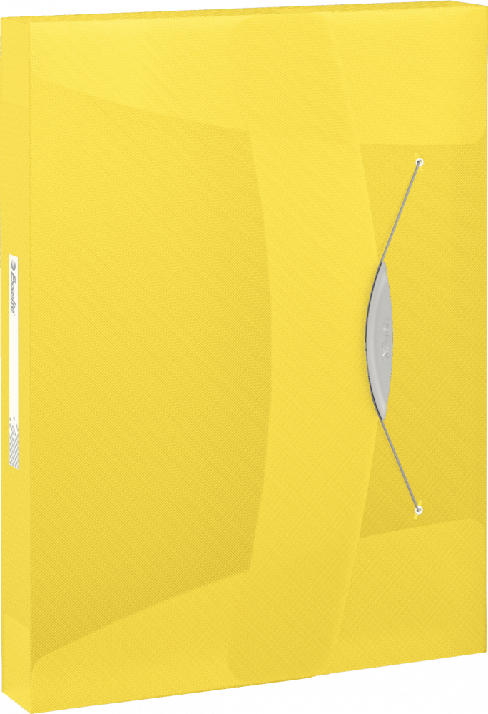 Teczka z gumką Esselte Vivida, 40mm, żółty