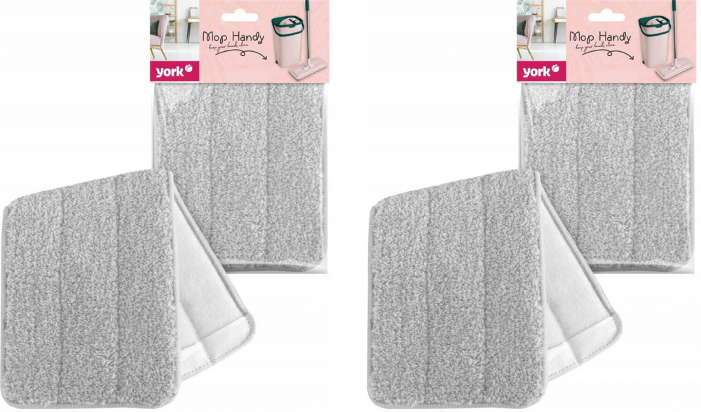 2x Mop płaski York Handy, końcówka