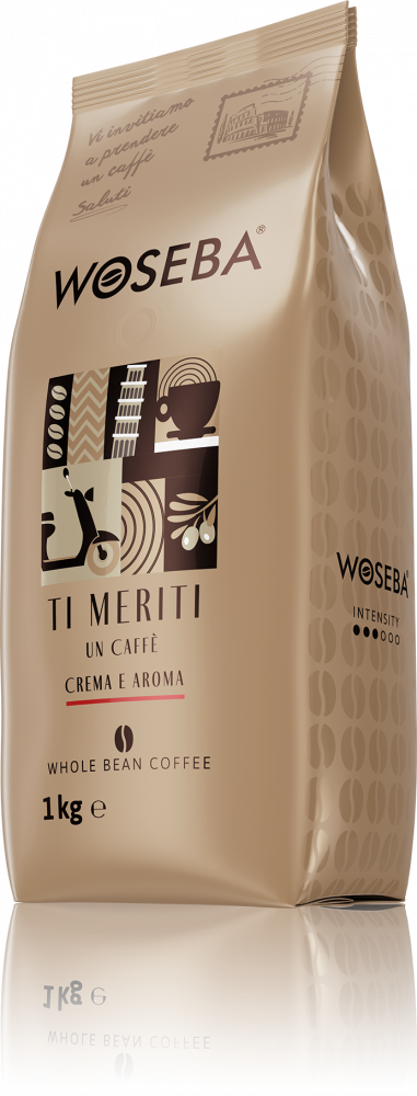Kawa ziarnista Woseba Ti Meriti Crema E Aroma, 1kg