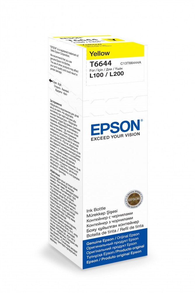 Tusz Epson T6644 (C13T66444A), 4000 stron, yellow (żółty)