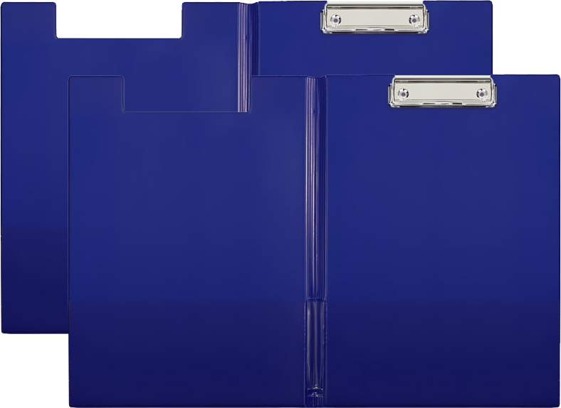 2x Clipboard Biurfol, z okładką, A4, granatowy