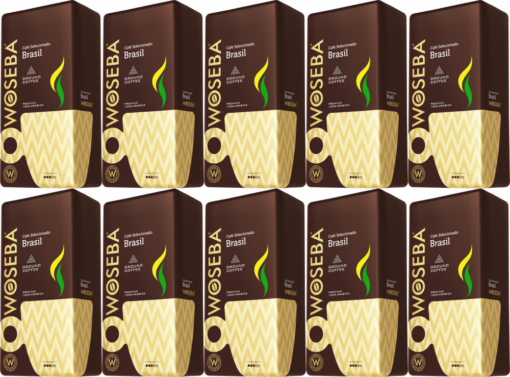 10x Kawa mielona Woseba Cafe Brasil, 500g