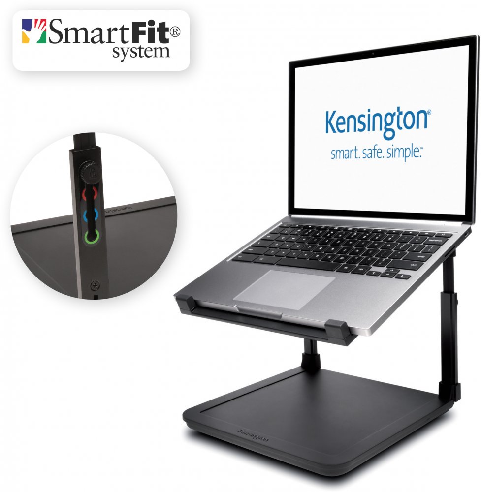 Podstawka pod laptopa Kensington, SmartFit, 222x256x248mm, czarny