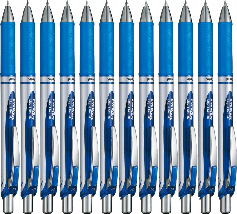 12x Pióro kulkowe automatyczne Pentel Energel BL-77, 0.7mm, niebieski