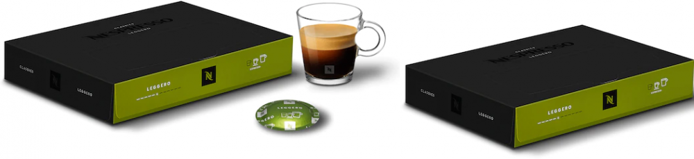 2x Kapsułki do ekspresu Nespresso Leggero, 50 sztuk