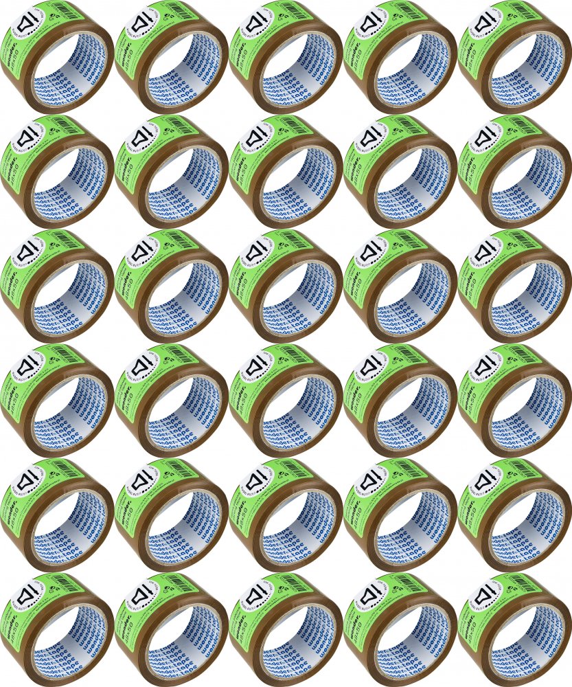 40x Taśma pakowa Grand Wonder, cicha, 48mmx50m, brązowy