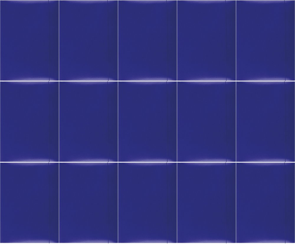 15x Teczka kartonowa z gumką lakierowana Barbara, A4, 3mm, granatowy