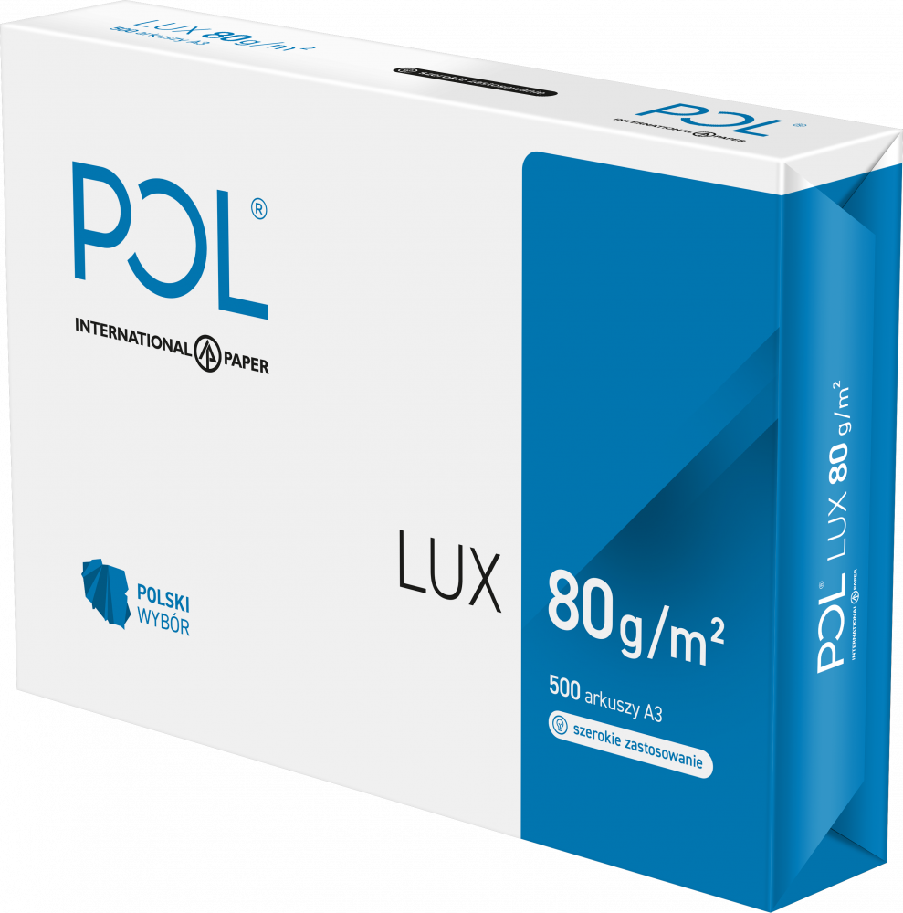 Papier ksero ekologiczny Pollux, A3, 80g/m2, 500 arkuszy, biały