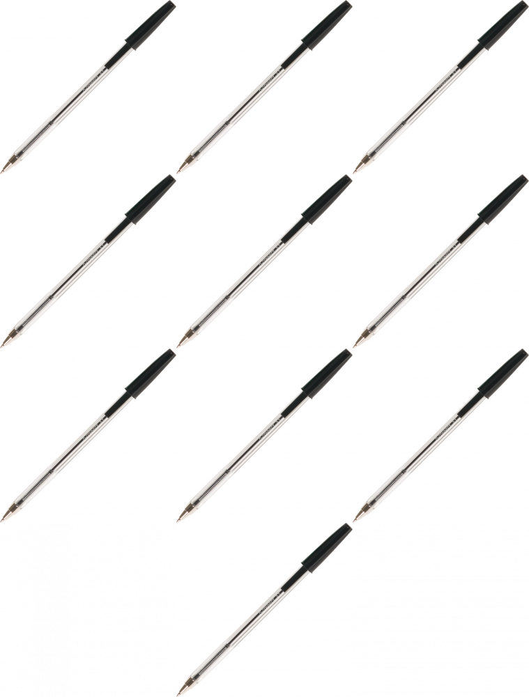 10x Długopis Q-Connect, 0.7mm, czarny