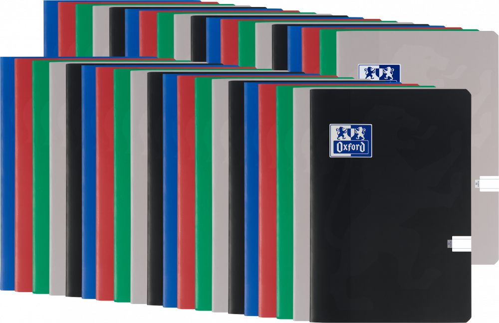 40x Zeszyt w linie Oxford Esse, A5, miękka oprawa, 32 kartki, mix kolorów