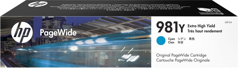 Tusz HP 981Y (L0R13A), 16000 stron, cyan (błękitny)
