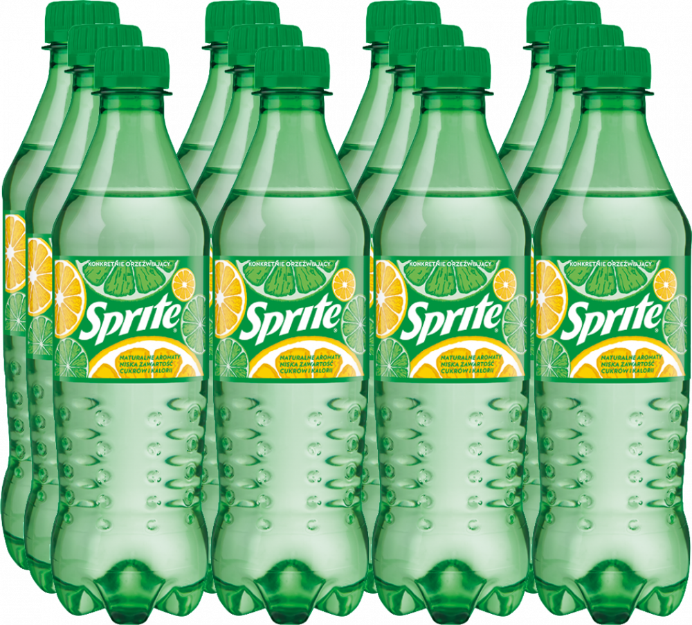 12x Napój gazowany Sprite, butelka, 0.5l