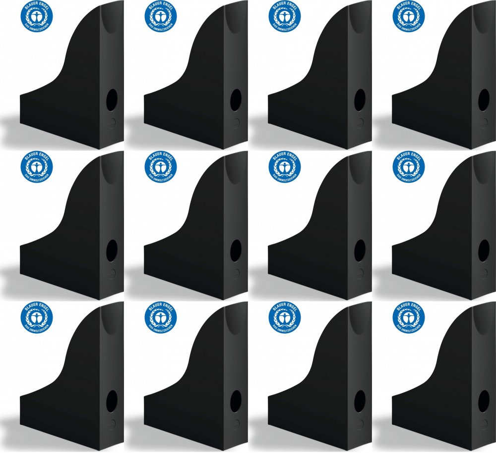 12x Organizer na katalogi Durable Eco, A4, czarny